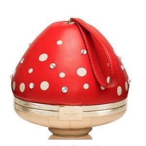 KATE SPADE  Blaze a Trail Mushroom Clutch Bag